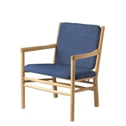 FDB Møbler J147 Sessel Eiche lackiert Dark Blue Hot