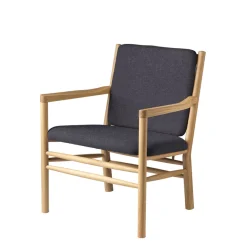 FDB Møbler J147 Sessel Eiche lackiert Dark Grey Best