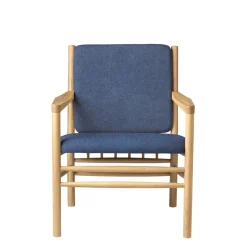 FDB Møbler J147 Sessel Eiche lackiert Dark Blue Hot