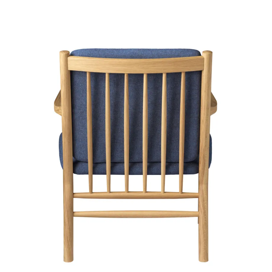 FDB Møbler J147 Sessel Eiche lackiert Dark Blue Hot