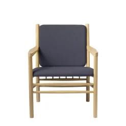 FDB Møbler J147 Sessel Natur/Dunkelblau New