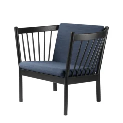FDB Møbler J146 Sessel Schwarze Eiche/Dunkelblau Clearance