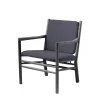 FDB Møbler J147 Sessel Schwarz/ Dunkelblau Fashion