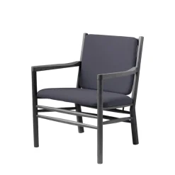 FDB Møbler J147 Sessel Schwarz/ Dunkelblau Fashion
