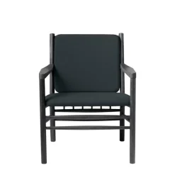 FDB Møbler J147 Sessel Schwarz/Dunkelgrün Hot