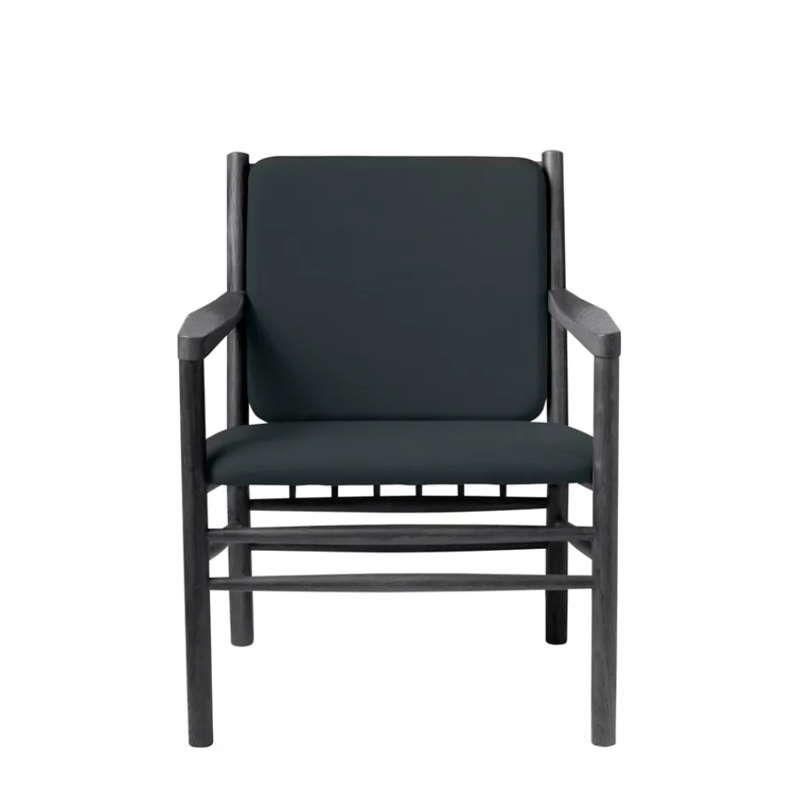 FDB Møbler J147 Sessel Schwarz/Dunkelgrün Hot