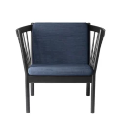 FDB Møbler J146 Sessel Schwarze Eiche/Dunkelblau Clearance