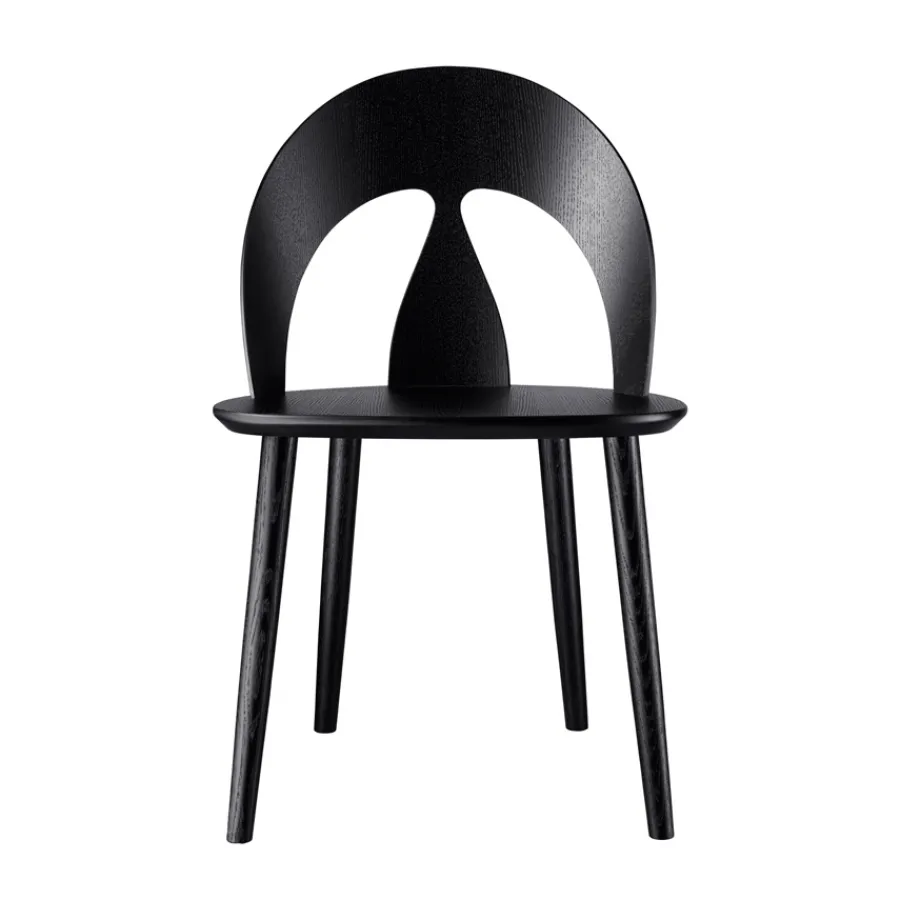 FDB Møbler J45 SKALSTOL Stuhl Schwarz New