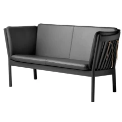 FDB Møbler J148 Sofa Schwarz/Schwarz Sale