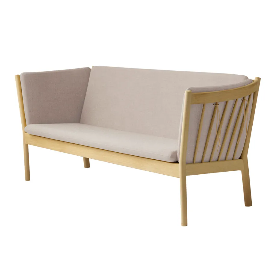 FDB Møbler J149 Sofa 3-Sitzer Eiche lackiert Beige Clearance