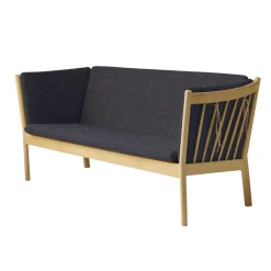 FDB Møbler J149 Sofa 3-Sitzer Eiche lackiert Dark Grey Best