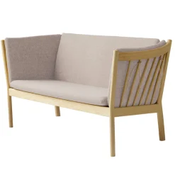 FDB Møbler J148 Sofa 2-Sitzer Eiche lackiert Light Grey Online