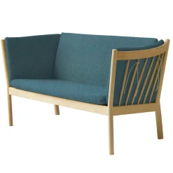FDB Møbler J148 Sofa 2-Sitzer Eiche lackiert Green Hot