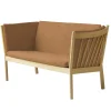 FDB Møbler J148 Sofa 2-Sitzer Eiche lackiert Brown Best