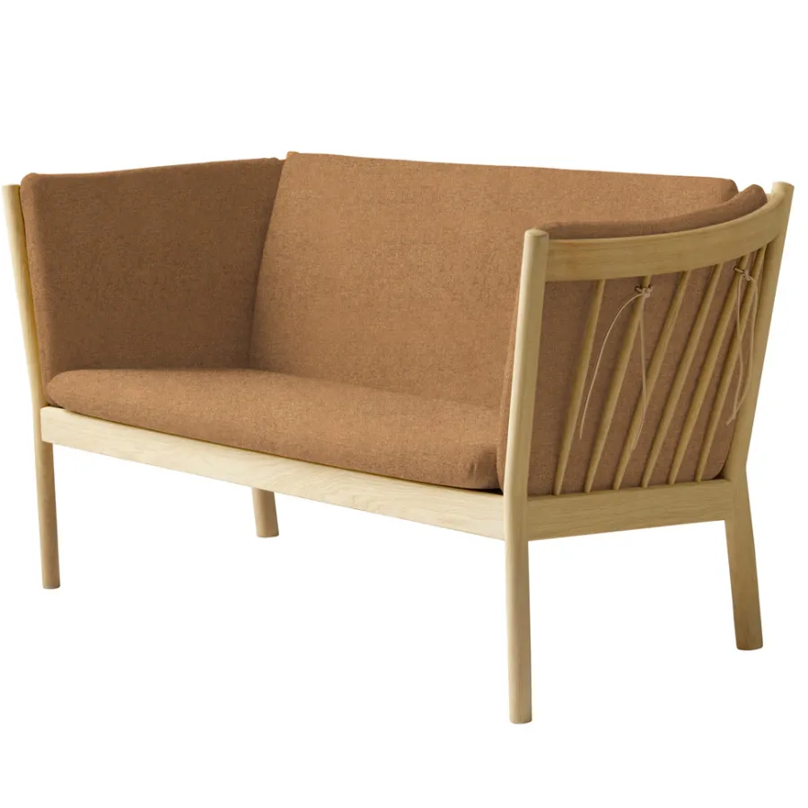 FDB Møbler J148 Sofa 2-Sitzer Eiche lackiert Brown Best