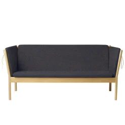 FDB Møbler J149 Sofa 3-Sitzer Eiche lackiert Dark Grey Best