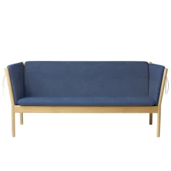 FDB Møbler J149 Sofa 3-Sitzer Eiche lackiert Dark Blue Outlet