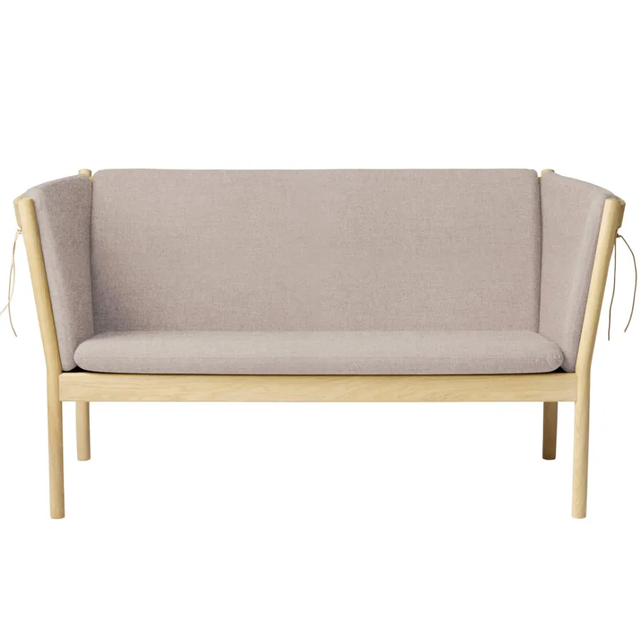 FDB Møbler J148 Sofa 2-Sitzer Eiche lackiert Light Grey Online
