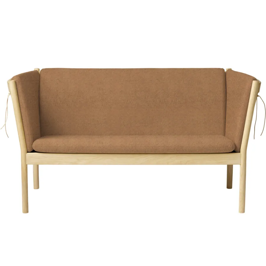 FDB Møbler J148 Sofa 2-Sitzer Eiche lackiert Brown Best