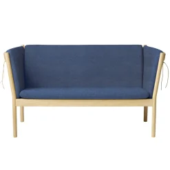 FDB Møbler J148 Sofa 2-Sitzer Eiche lackiert Dark Blue New