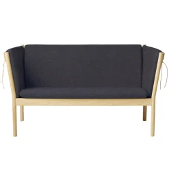 FDB Møbler J148 Sofa 2-Sitzer Eiche lackiert Dark Grey Hot