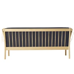 FDB Møbler J149 Sofa 3-Sitzer Eiche lackiert Dark Grey Best