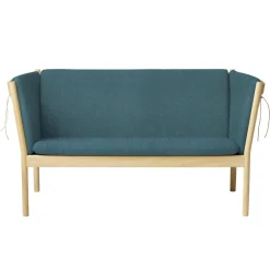 FDB Møbler J148 Sofa 2-Sitzer Eiche lackiert Green Hot