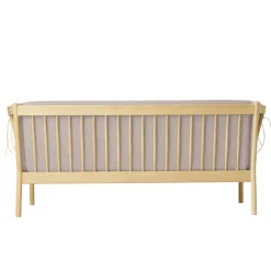 FDB Møbler J149 Sofa 3-Sitzer Eiche lackiert Light Grey Best
