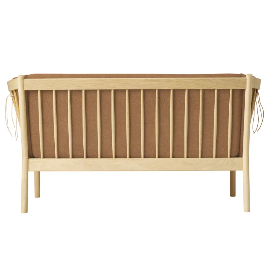 FDB Møbler J148 Sofa 2-Sitzer Eiche lackiert Brown Best