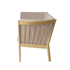 FDB Møbler J149 Sofa 3-Sitzer Eiche lackiert Beige Clearance