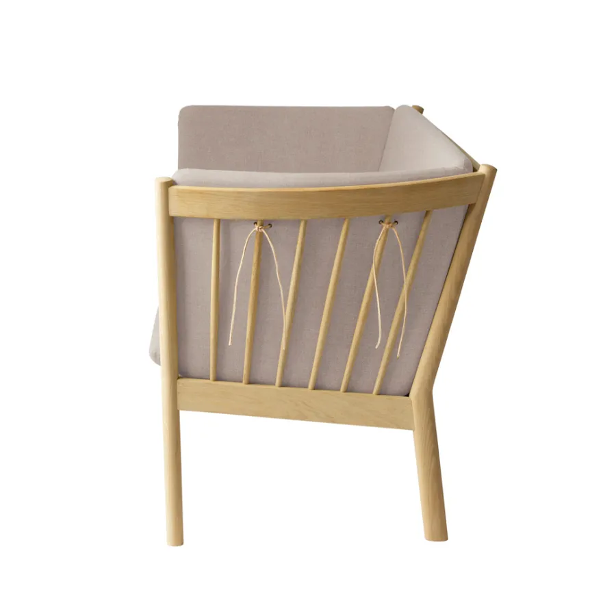 FDB Møbler J149 Sofa 3-Sitzer Eiche lackiert Beige Clearance