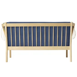 FDB Møbler J148 Sofa 2-Sitzer Eiche lackiert Dark Blue New