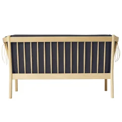 FDB Møbler J148 Sofa 2-Sitzer Eiche lackiert Dark Grey Hot