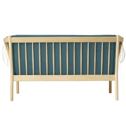 FDB Møbler J148 Sofa 2-Sitzer Eiche lackiert Green Hot