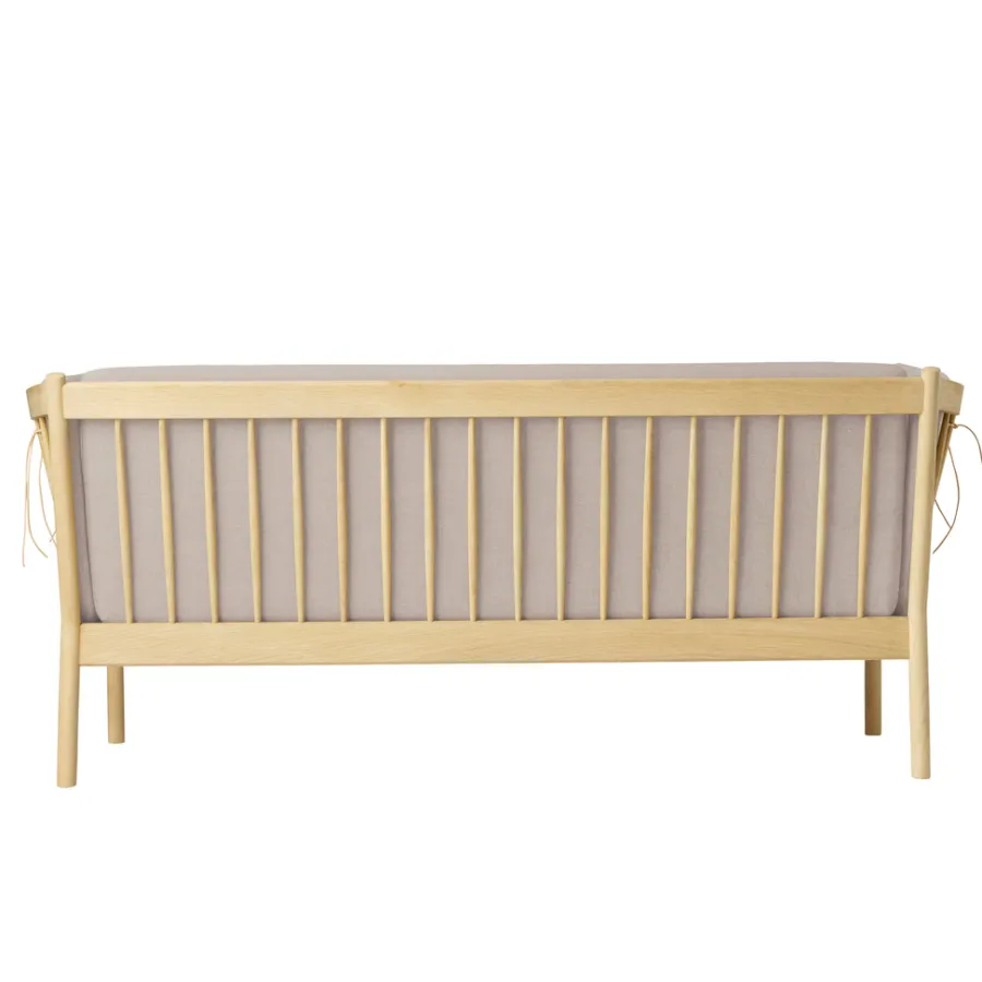 FDB Møbler J149 Sofa 3-Sitzer Eiche lackiert Beige Clearance
