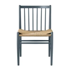 FDB Møbler J80 Stuhl Buche Blue Grey Nordic Swan Ecolabel Discount