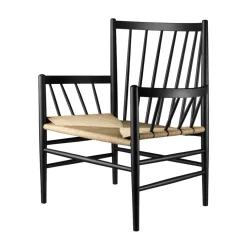 FDB Møbler J82 Stuhl Buche Schwarz/Natur Nordic Swan Ecolabel Outlet