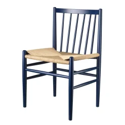 FDB Møbler J80 Stuhl Buche Steel Blue New