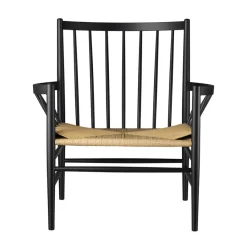 FDB Møbler J82 Stuhl Buche Schwarz/Natur Nordic Swan Ecolabel Outlet