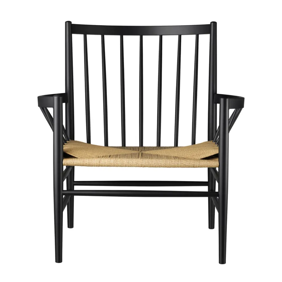 FDB Møbler J82 Stuhl Buche Schwarz/Natur Nordic Swan Ecolabel Outlet