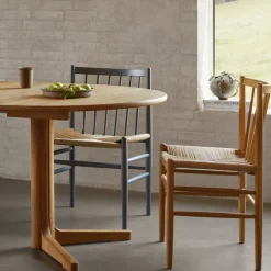 FDB Møbler J80 Stuhl Eiche, lackiert Nordic Swan Ecolabel Fashion