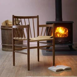 FDB Møbler J81 Stuhl Eiche lackiert Nordic Swan Ecolabel Sale