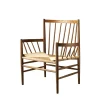 FDB Møbler J82 Stuhl geräucherte Eiche/Natur Gurtband Discount