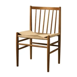 FDB Møbler J80 Stuhl geräucherte Eiche/Natur Nordic Swan Ecolabel New