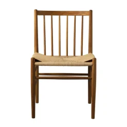 FDB Møbler J80 Stuhl geräucherte Eiche/Natur Nordic Swan Ecolabel New