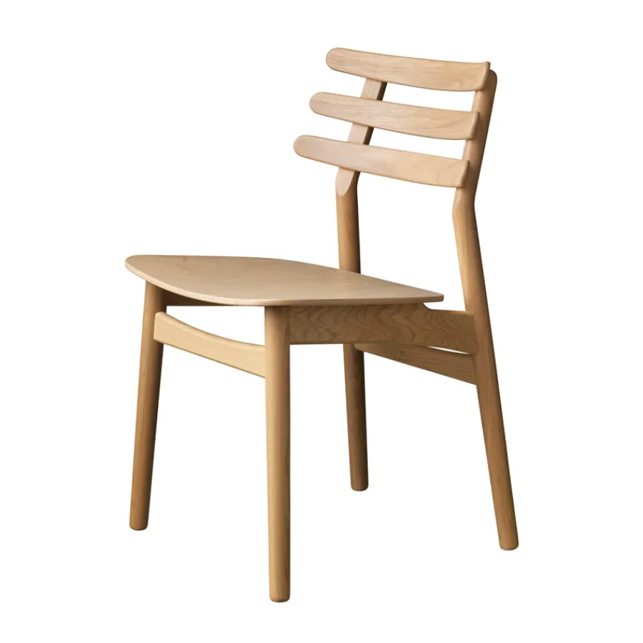 FDB Møbler J48 Stuhl Natur/Natur Furniersitz Hot