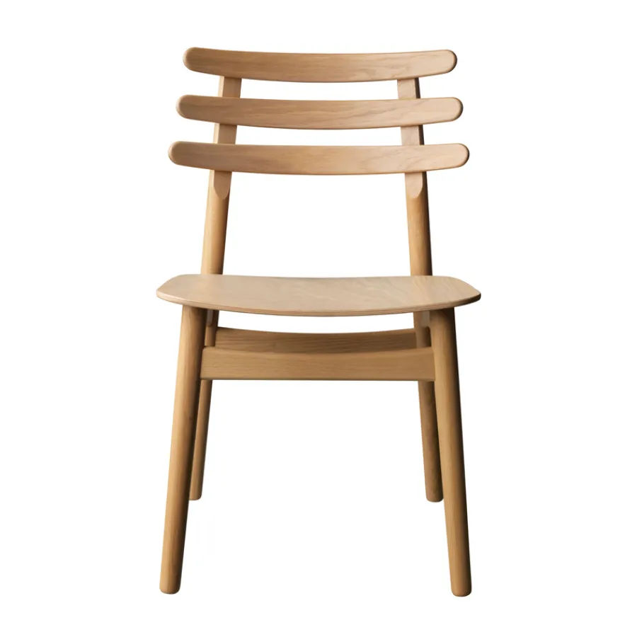 FDB Møbler J48 Stuhl Natur/Natur Furniersitz Hot