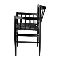 FDB Møbler J81 Stuhl Schwarz/Schwarz Sale