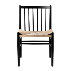 FDB Møbler J80 Stuhl Schwarz/Natur Nordic Swan Ecolabel Clearance