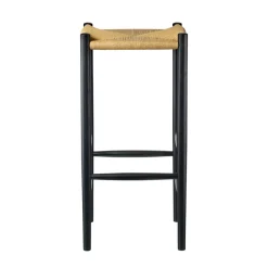 FDB Møbler J164B Barhocker Schwarz/Natur Online